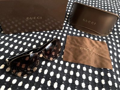 Gucci GG 2827/S 1JZVC 60-15 105 Italy 設計款 棕色大鏡框墨鏡 太陽眼鏡