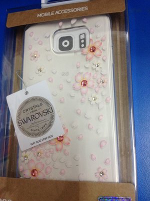 Samsung S6 Note4 ONE M8 iPhone 6 Eye 施華洛世奇彩鑽 櫻花款 保護套 軟套 水鑽殼