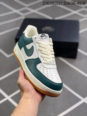 耐吉/Nike Air Force 1 Low ’07 空軍一號 AF1 米白墨綠 男女低