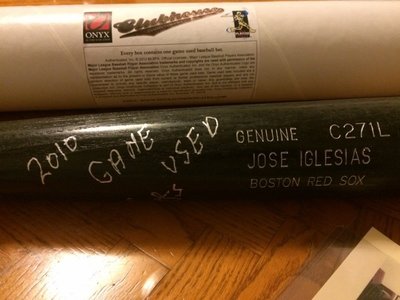 2012 ONYX AUTHENTICATED MLB 波士頓 RED SOX 明星游擊手 Jose Iglesias