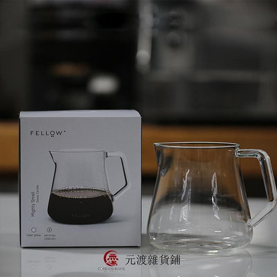 精品免運-美國FELLOW Mighty耐熱玻璃咖啡分享壺 滴漏式手沖咖啡壺500ml
