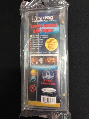 《集》Ultrapro 橫式書本吸鐵卡夾 抗UV 187mm 82834-UV 橫書 磁扣 卡夾 硬殼