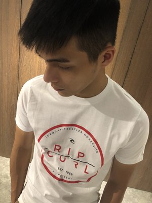 美國百分百【全新真品】RIP CURL 短袖 T恤 T-shirt Logo 衝浪 街頭 潮流 白色 S號 J004