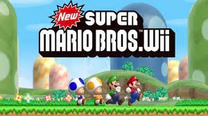 WII Wii日文版遊戲片經典不敗款 超級瑪利歐兄弟New Super Mario Bros.Wii狀況極新，保證正版