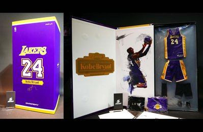 (參號倉庫) 現貨 ENTERBAY 12吋 NBA 湖人隊 Kobe Bryant 柯比 布萊恩 3.0 台灣限定版