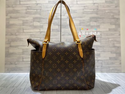 Auth Louis Vuitton Totally MM Monogram M56689 Daily Bag Exterior Damaged  LD587