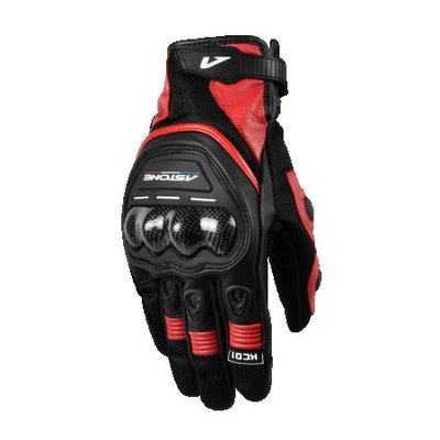 《JAP》ASTONE KC01 黑紅 觸控透氣 防摔手套 可觸控 透氣 夏季手套 🌟送折價卷150元🌟