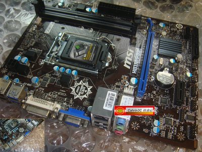 微星 MIS H81M-P33 1150腳位 內建顯示 Intel H81晶片 4組SATA3 2組DDR3 USB3
