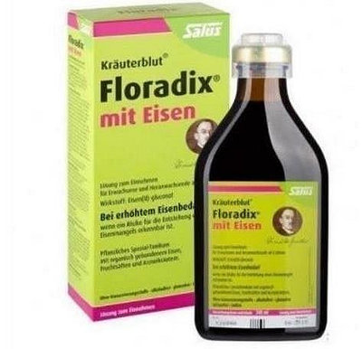 熱銷# 【現貨】德國 Salus Floradix天然草本水果鐵劑口服液 有機蔬果萃取 鐵元綠鐵500ml