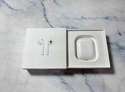 懇得機通訊 二手品 Apple AirPods (第2代) 無線藍芽耳機 9成新 保固中【高雄實體店面】327