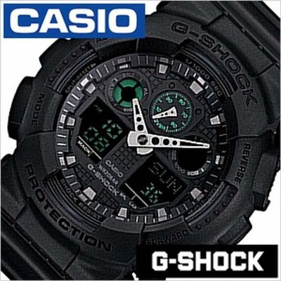CASIO 手錶公司貨 G-SHOCK人氣大錶徑 GA-100MB-1 A霧黑 反轉液晶螢幕~GA-100