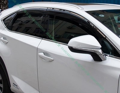 限時下殺9折『高瑞汽車百貨』Lexus凌志 15-20款 NX200 NX200T NX300H 晴雨窗 不鏽鋼亮條 透氣擋雨