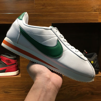Nike Classic Cortez QS 怪奇物語 白綠橘  阿甘鞋 慢跑鞋 CJ6106-100