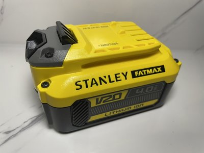 史丹利 新款Stanley FATMX 18V 20V 4.0Ah 滑軌式充電電池-新款用 史丹利4.0