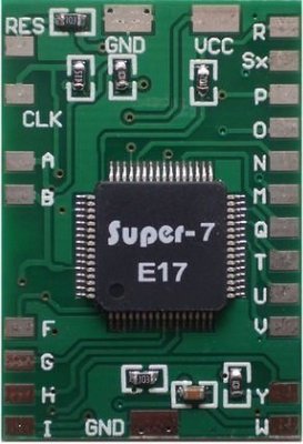 [高屏科技](全新) PS2 改機芯片 PS2直讀 IC SUPER-7 E17