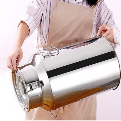 304不繡鋼油桶密封桶商用發酵茶葉酒罐米桶食用油空桶牛奶運輸桶