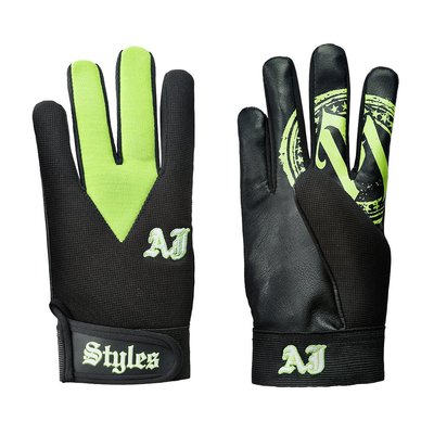 [美國瘋潮]正版WWE AJ Styles Green Replica Gloves AJ亮綠色造型手套熱賣中