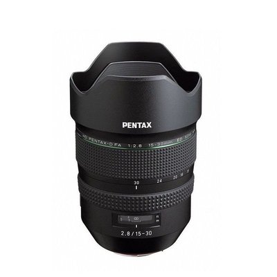 賓得HD PENTAX-D FA 15-30mm f/2.8 ED SDM WR 全畫幅鏡頭 K卡口