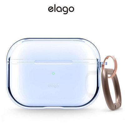 天極TJ百貨[elago] Airpods Pro 透明保護殼附鑰匙圈 (適用 Airpods Pro)