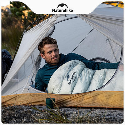 睡袋挪客焰火超輕羽絨睡袋成人戶外登山露營野營冬季防寒保暖白鵝絨睡袋