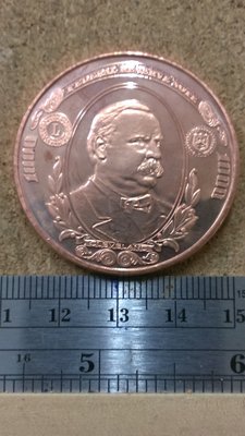 40---美國1000元紙鈔型 美國紀念銅章