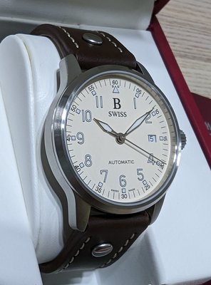 瑞士製全新免運費 B SWISS by Bucherer 寶齊萊 Flightstar 飛行錶 自動錶 機械錶