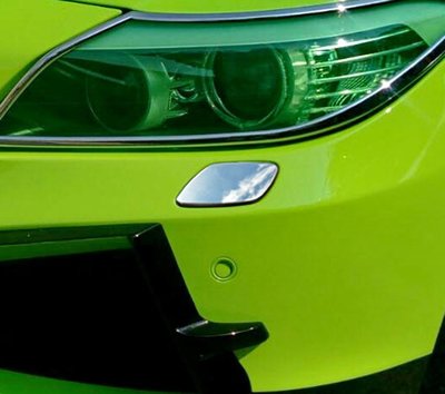 圓夢工廠 BMW Z4 E89 2009~2016 改裝 鍍鉻銀 前保桿 噴水蓋 前燈噴水蓋 洗燈器蓋飾貼