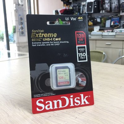 【華揚數位】【現貨】☆全新 SanDisk Extreme SD SDXC 128G 150MB V30 公司貨