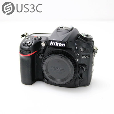 【US3C-桃園春日店】公司貨 Nikon D7200 單機身 2420萬像素 防塵防水滴 3.2吋螢幕 51個對焦點 單眼相機