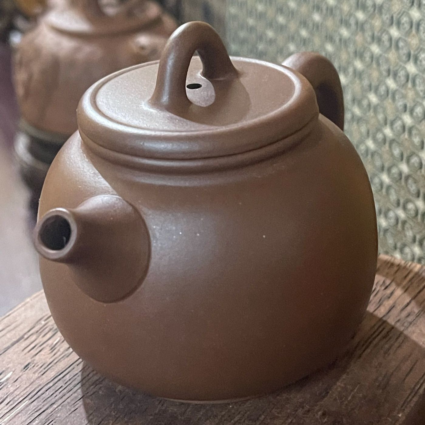 宜興老紫砂壺の純手作り名人李益順制 - 陶芸