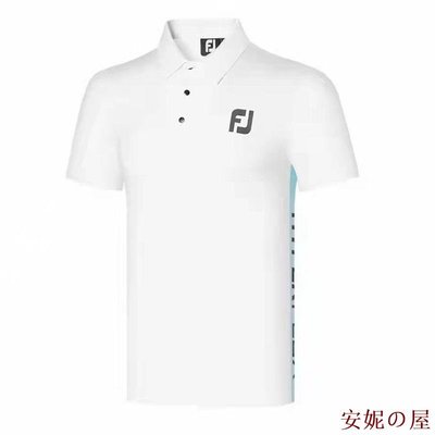 美琪百貨屋FootJoy 2022夏季新款高爾夫服裝男戶外運動速乾短袖POLO衫golf球衣服T恤