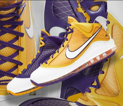Nike Lebron VII LMTD 7代 LBJ7 Lakers  LBJ 喇叭詹 姆斯 雷霸龍 小皇帝 勒布朗詹姆斯 鴛鴦 混色 湖人 紫金色 各尺寸