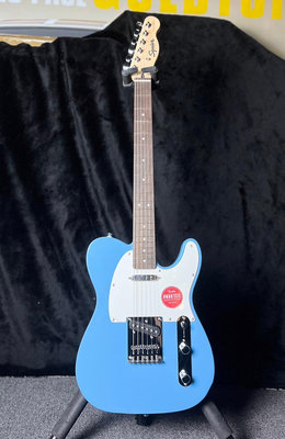 【名人樂器】最新2023 Squier Sonic Tele楓木指板 印尼廠水藍 電吉他