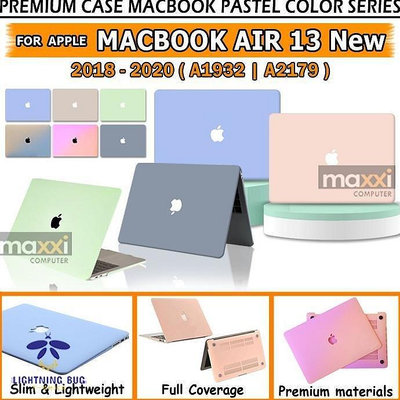 Macbook Air 13 英寸 A1932 A2179 硬殼硬殼保護套可愛 防摔 全包