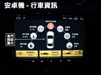 阿勇汽車影音 2018年 CADDY C4 專車專用9吋安卓機 4核心內存2G/32G 台灣設計組裝系統穩定順暢售服完善