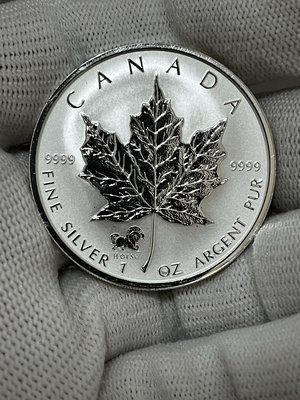 加拿大 2002 生肖馬秘印密印 privy 銀幣 1 盎司91719