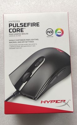 @淡水無國界@ 全新 HyperX Pulsefire Core 電競滑鼠 滑鼠 光學感測器 DPI 高達 6,200