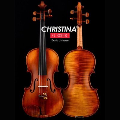現貨 克莉絲蒂娜EU3000C歐洲原裝進口小提琴專業級考級演奏級手工歐料~可開發票特賣