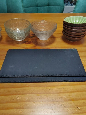 【二手】 A23-200 日本火山巖質感長盤兩只 用來作茶盤或者烤肉盤1748 古玩雜項【銀元巷】