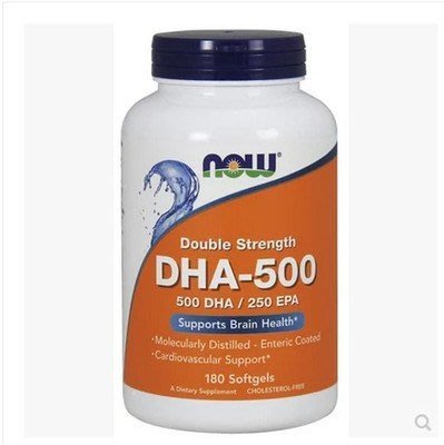 有貨！美國NOW Foods DHA-500深海魚油 180粒