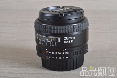 【台中品光數位】Nikon Nikkor AF 28mm F2.8 D 定焦 廣角 #113997