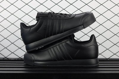 Adidas Originals Samoa 全黑 三葉草時尚休閑鞋 AQ7917