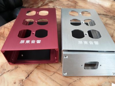 排插空盒5.屏東音響訂製新款1.5mm厚鋁合金4/6位排插盒特價800/1000元/個