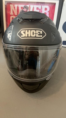 shoei gt  air 亞黑色摩托車頭盔全盔 L碼，雙鏡