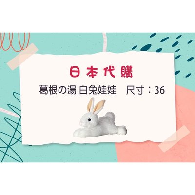 《現貨》日本代購🇯🇵葛根の湯 白兔娃娃 紅白&桔梗 尺寸：36