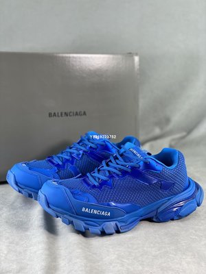 Balenciaga  Track 3.0 藍色 時尚 籃球鞋 男鞋 700875-W3RF1-4090