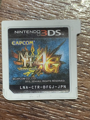 超低價拚了土城可面交現貨任天堂 3DS 魔物獵人4G MH4 Monster Hunte4G日文版裸裝3DS~日版 3DS用