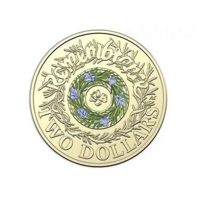 C's🇦🇺澳洲2017年迷迭香2元彩色紀念幣 / $2 Rosemary 硬幣 錢幣 紀念幣 特殊幣 澳大利亞