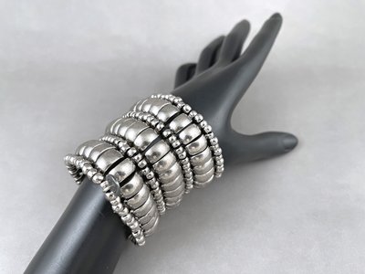 [我是寶琪] Philippe Audibert Paris 銀色伸縮手環