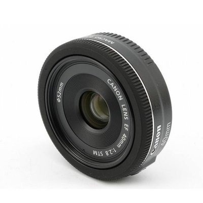 佳能 EF 40mm f/2.8 STM 人像定焦 大光圈餅干鏡頭 全畫幅鏡頭